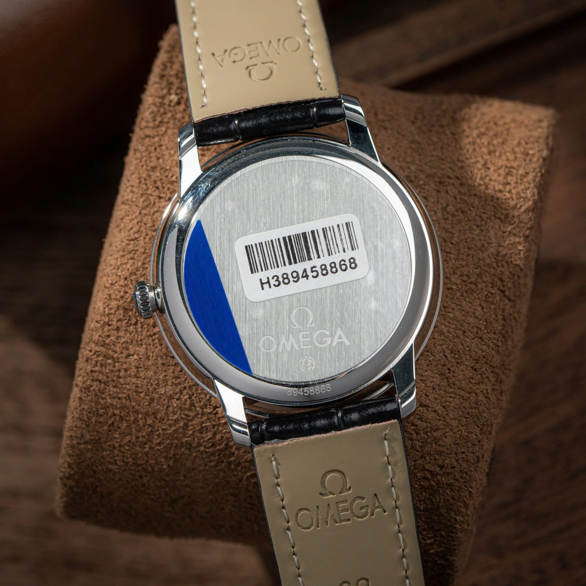 Omega De Ville Prestige Power Reserve Replica 11 Watches White Dial Leather Strap 39.5mm - Top club