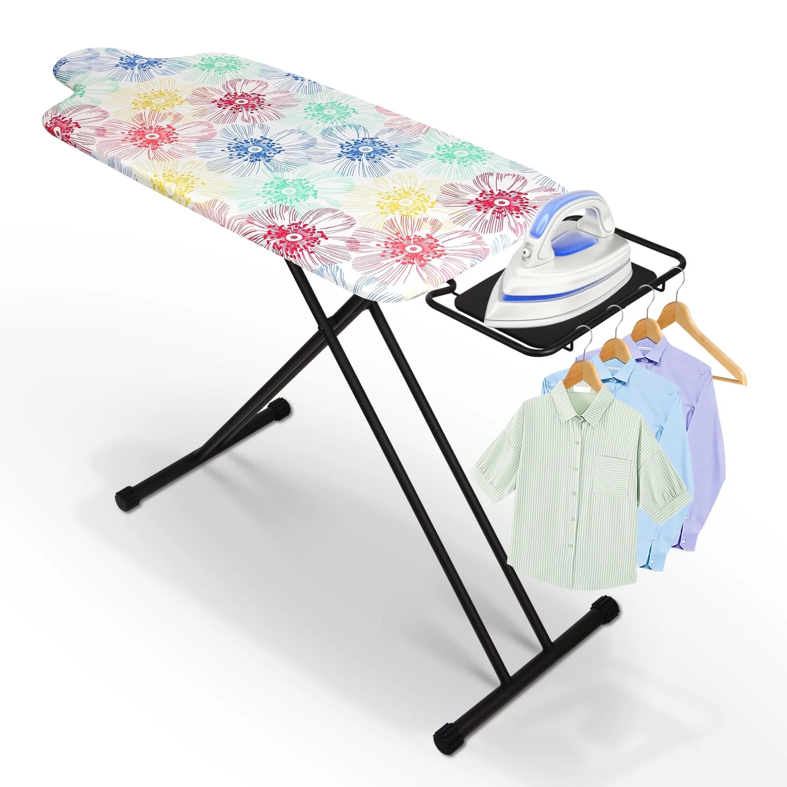 KDJ HOME Slieton Extra Large Ironing Board with Hang Rail, 20-Inch Wide - Image 25
