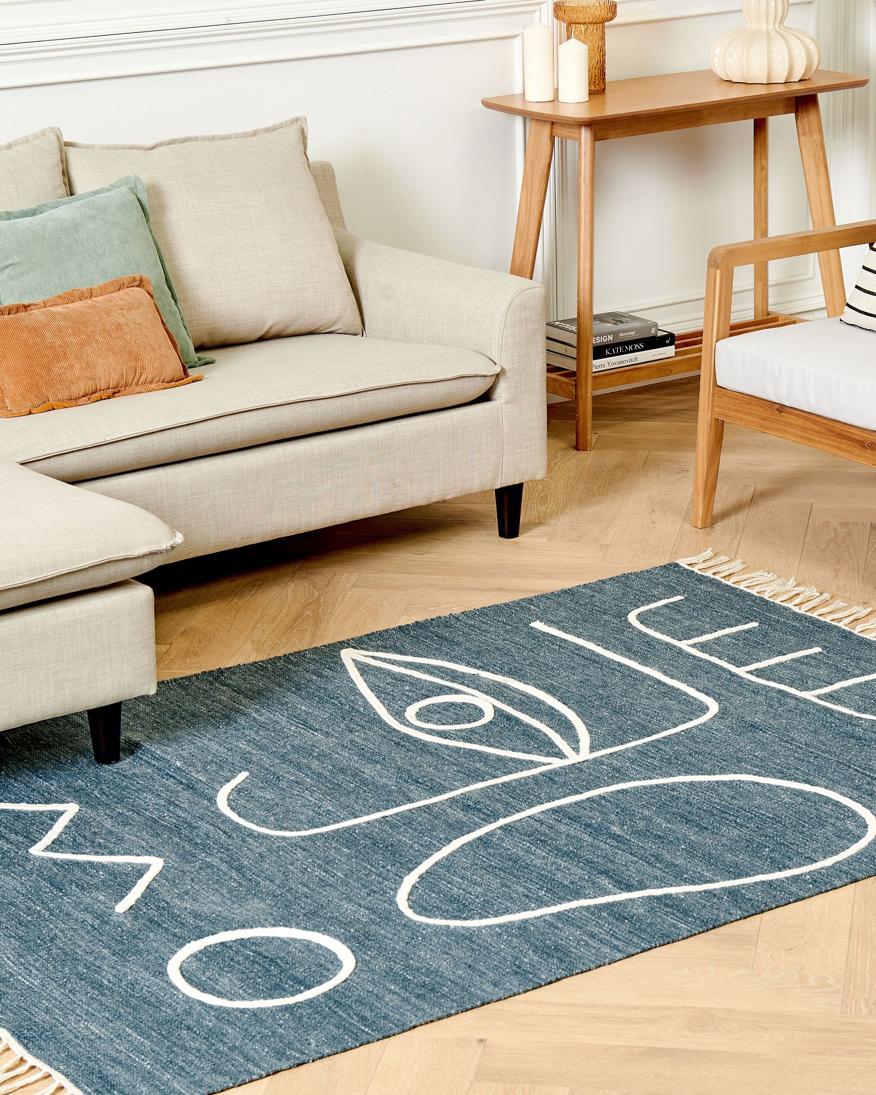Outdoor Rug YAVU Blue 140 x 200 cm