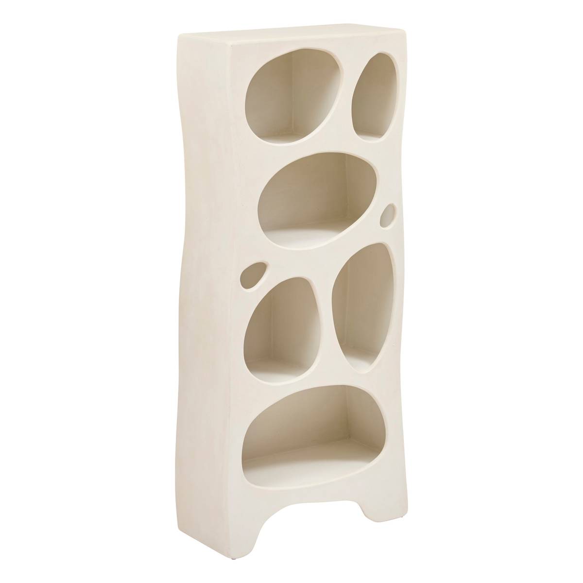 6-Tier Shelf "Chesni" Ivory, 80.5x36.2 cm