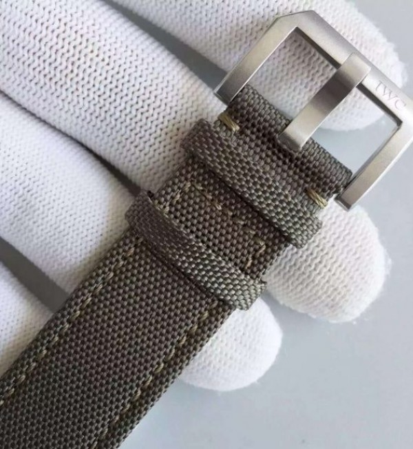 Replica IWC MKF Mark XVIII IW324702 Gray Dial Nylon Strap A2892 - Top club