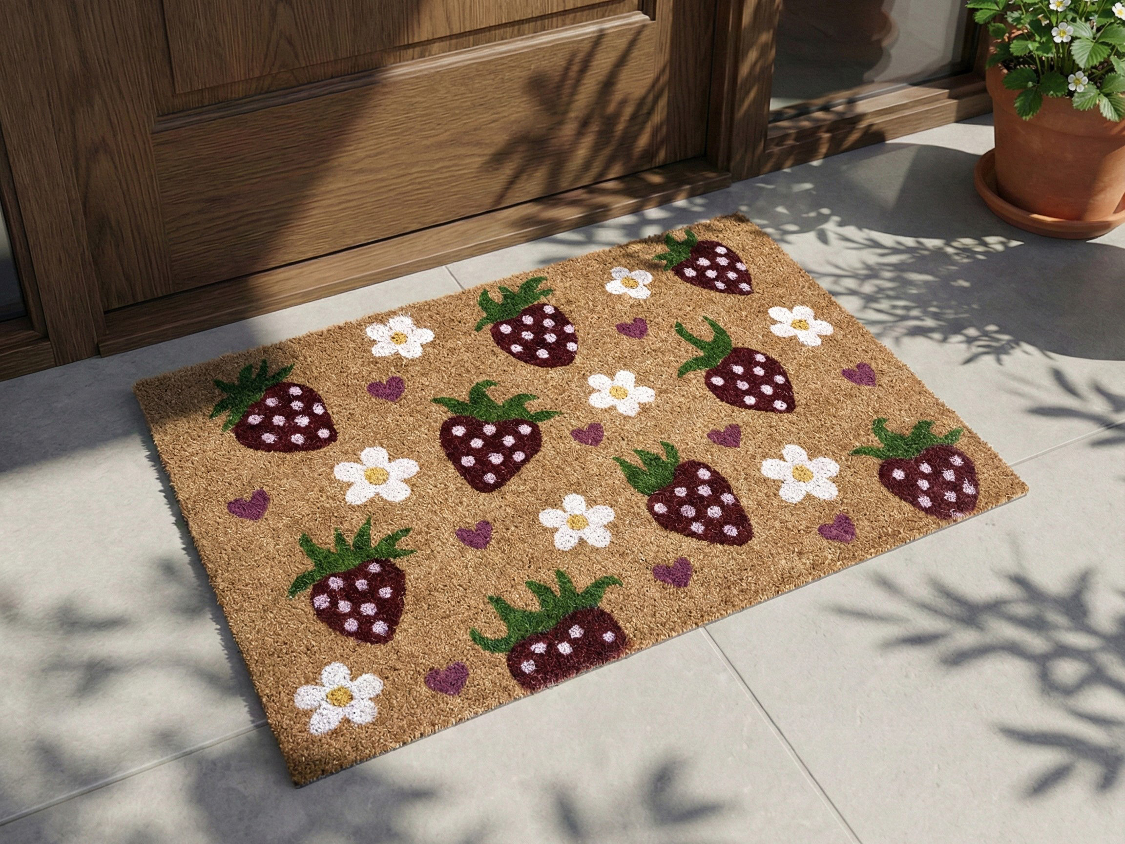 Doormat SHAININ Multicolour 50 x 80 cm Coir
