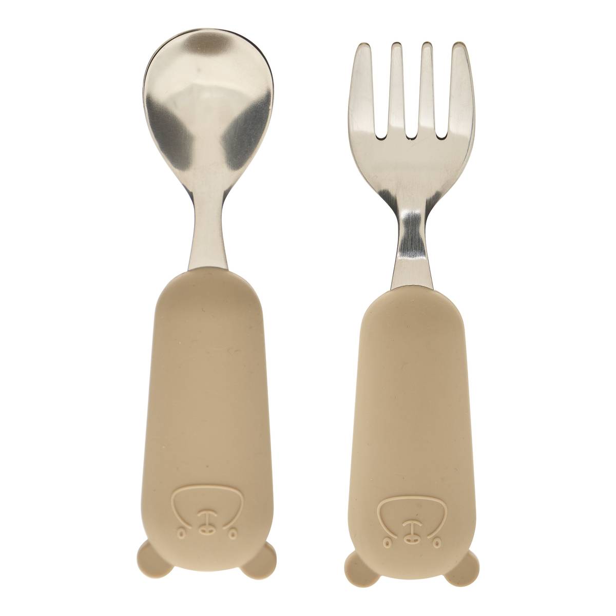 Children's Cutlery Set "Yum" 2 pieces, Beige