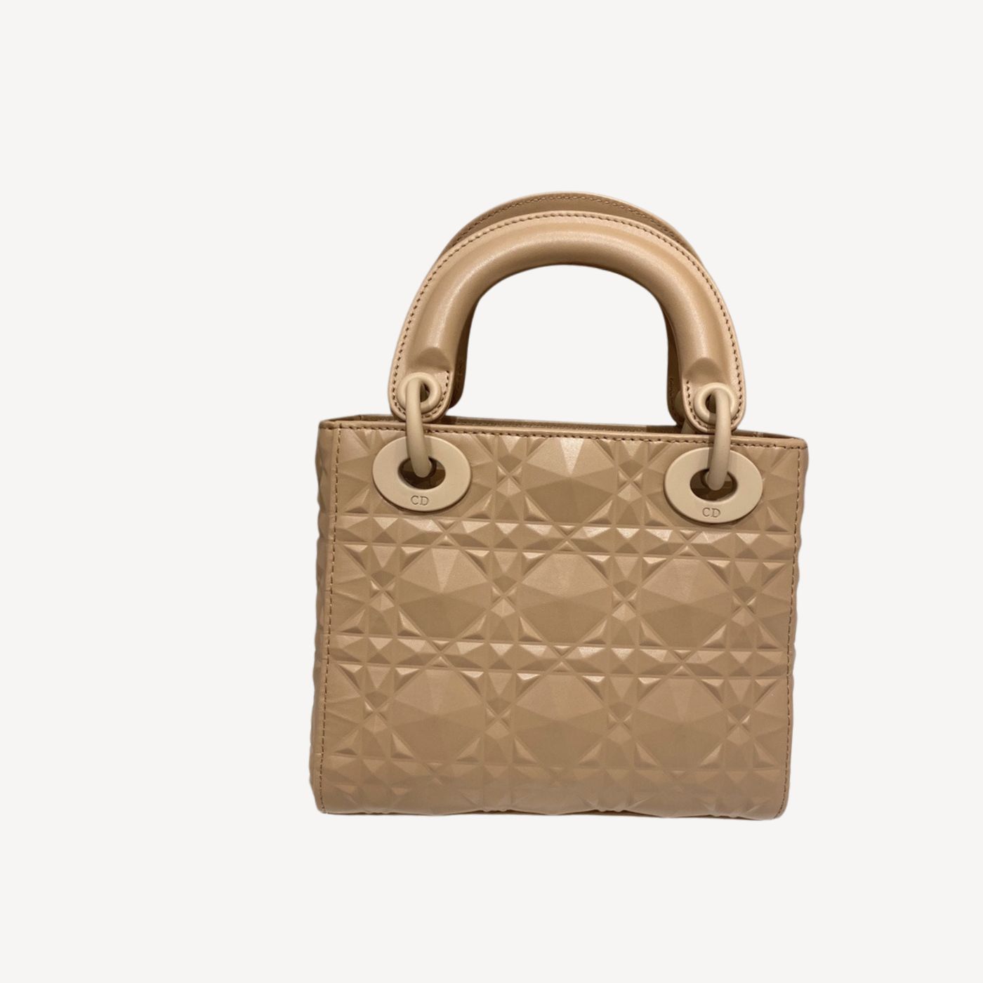 Dior Christian Dior Mini Lady Bag Beige For Women 6.5in/17cm