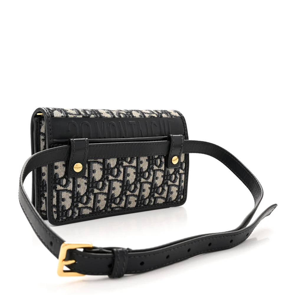Oblique Canvas Dior Montaigne Replica with Gold Hardware1:1High-quality replica