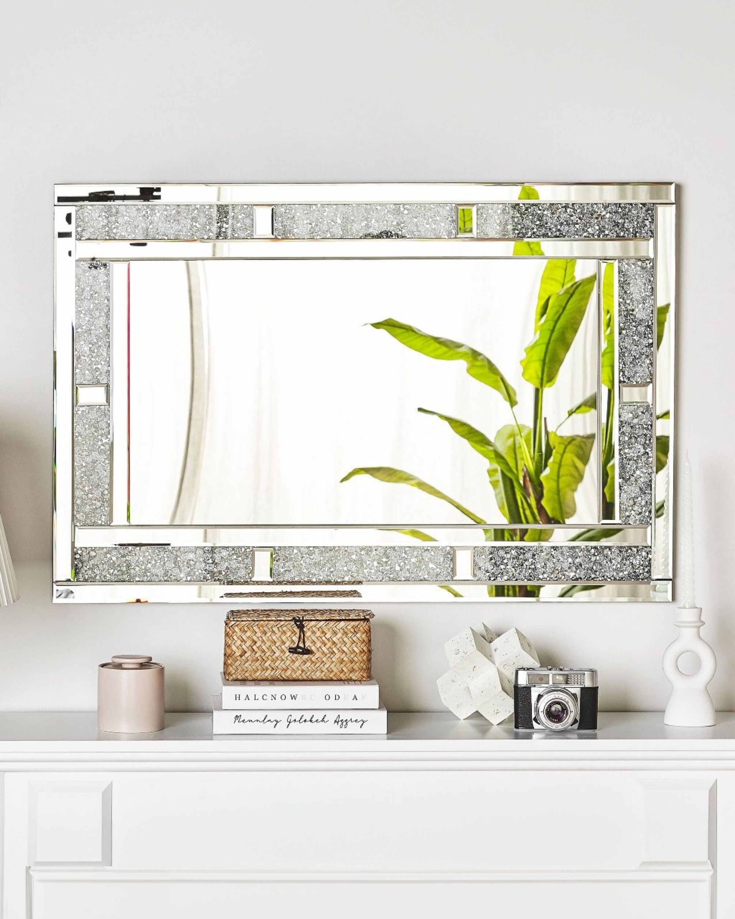 Wall Mirror AVRILLE 60 cm 90 cm Silver