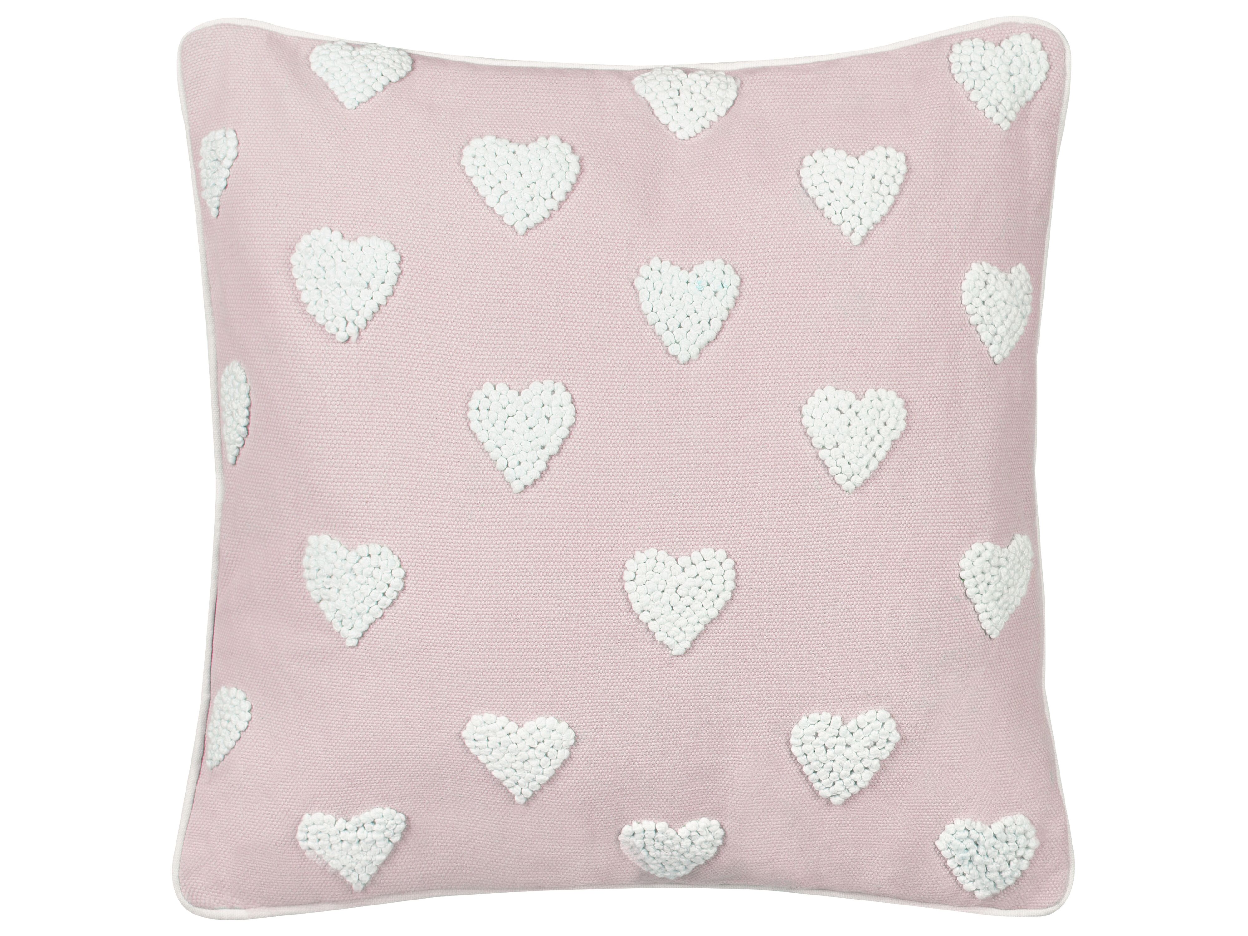 Throw Cushion GAZANIA Cotton 45 x 45 cm Pastel Pink