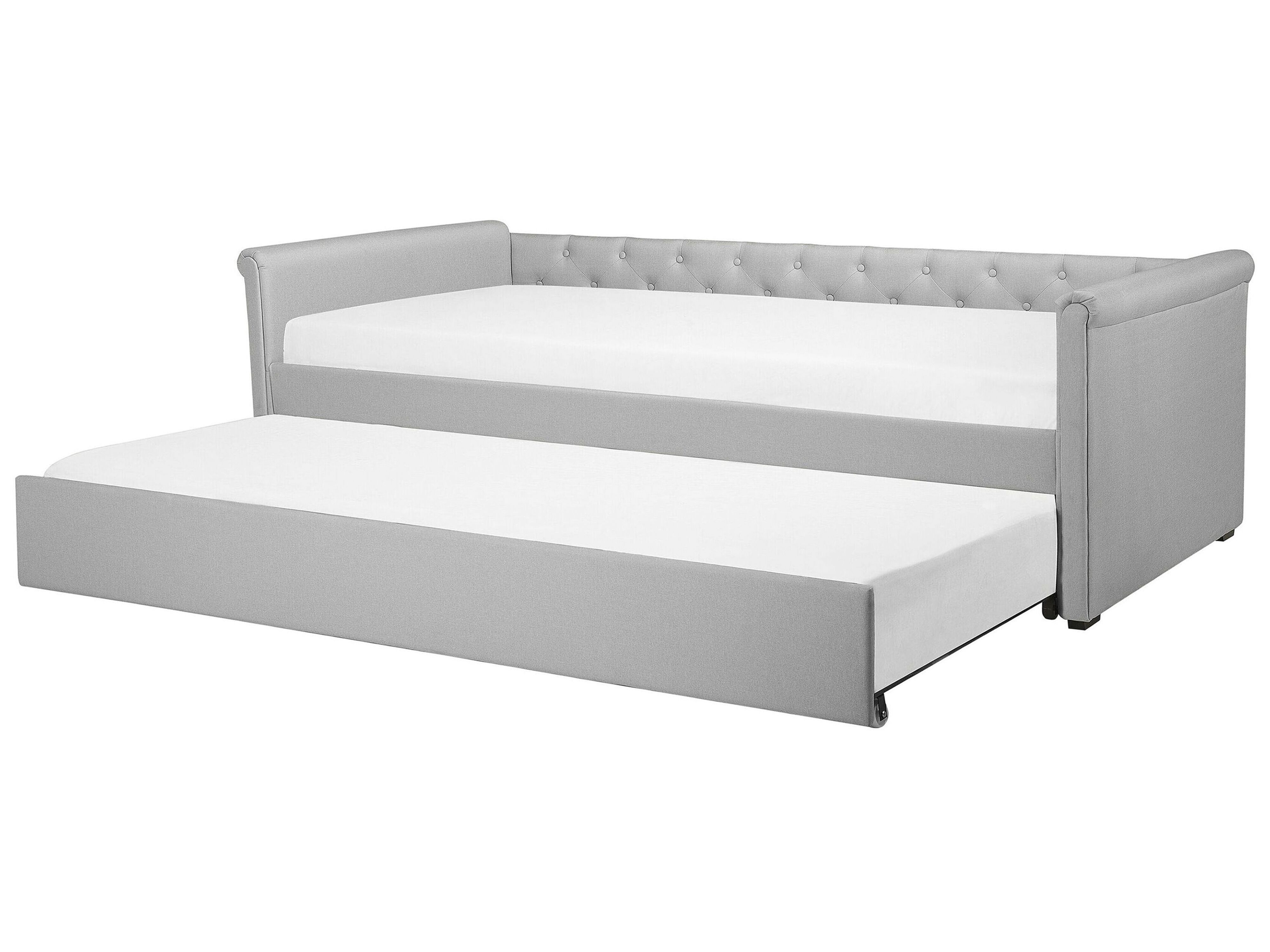 Trundle Bed Fabric LIBOURNE 80 x 200 cm (EU Small Single) Light Grey