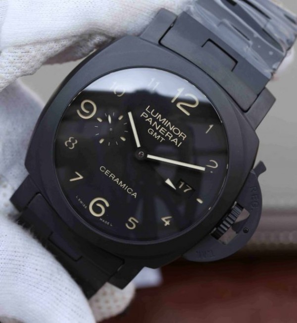 Replica Panerai VSF PAM438 Real Ceramic Ceramic Bracelet P9001 - Elite Watch Atelier