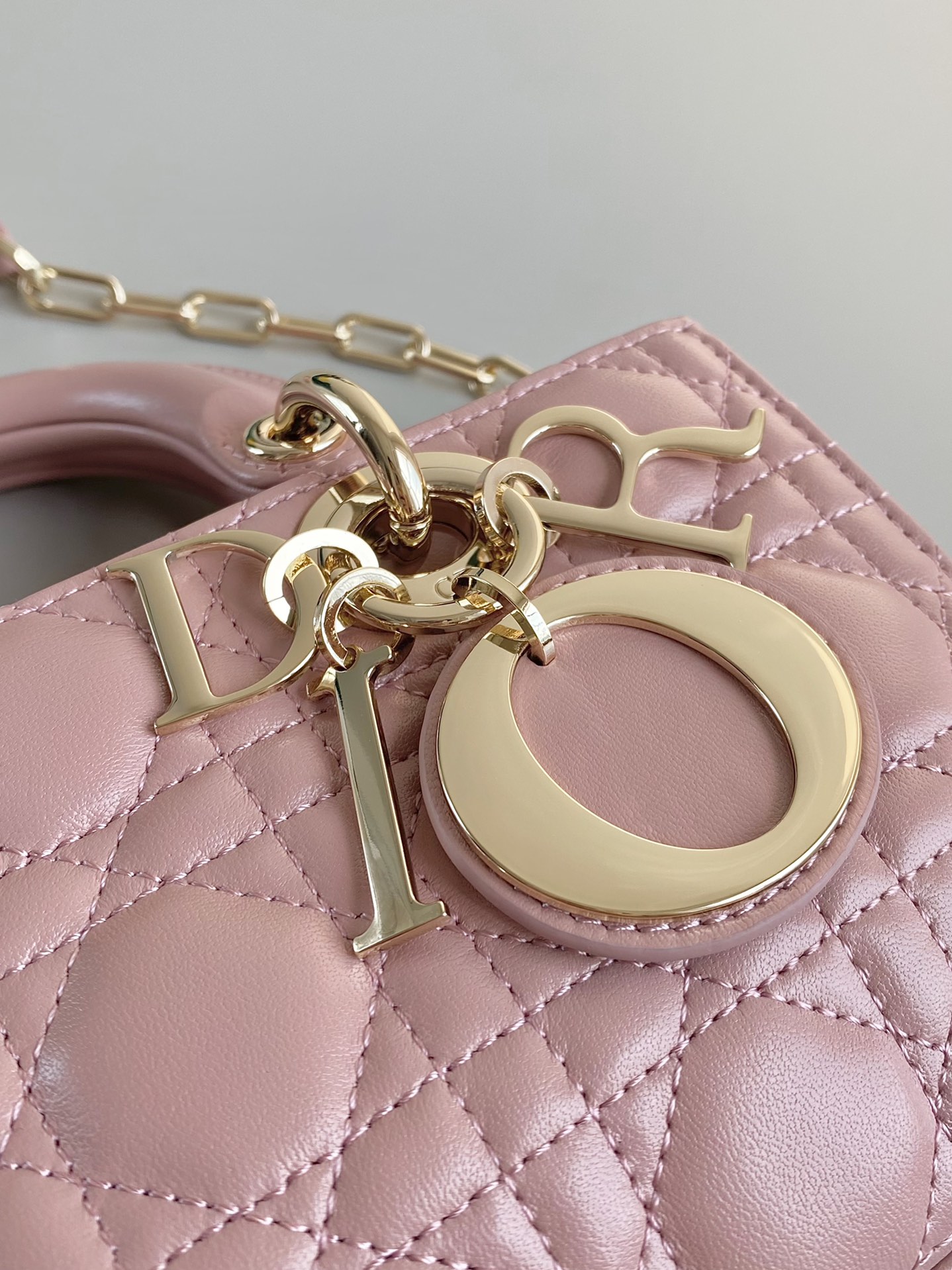 Dior Christian Dior Small Lady D-Joy Bag Pink For Women 9in/22cm1:1High-quality replica