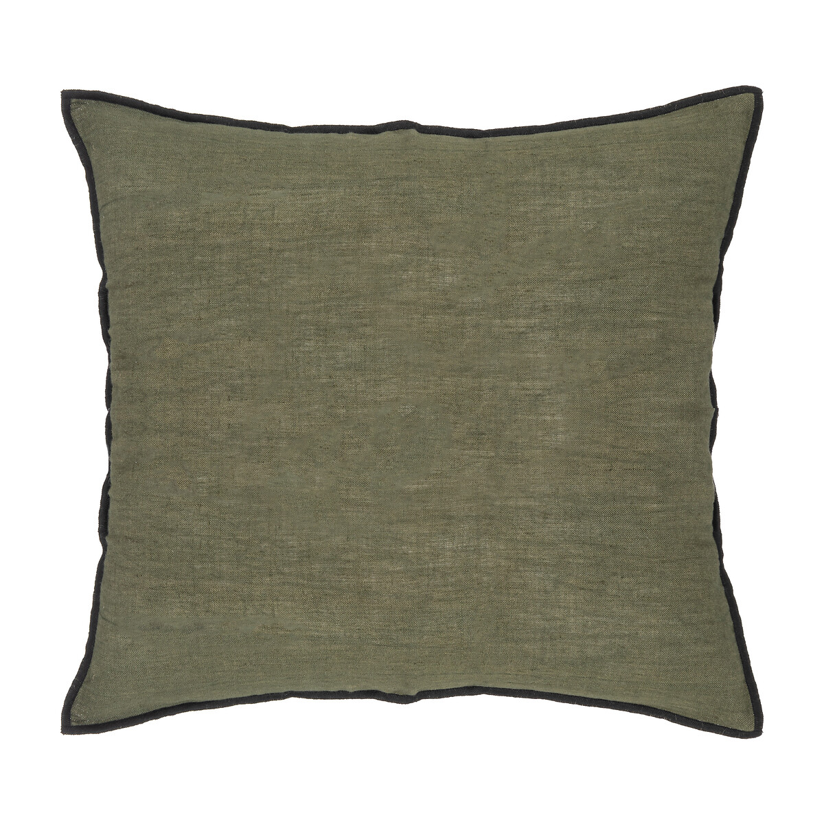 Cushion "Linah", cotton Khaki green, 45x45 cm