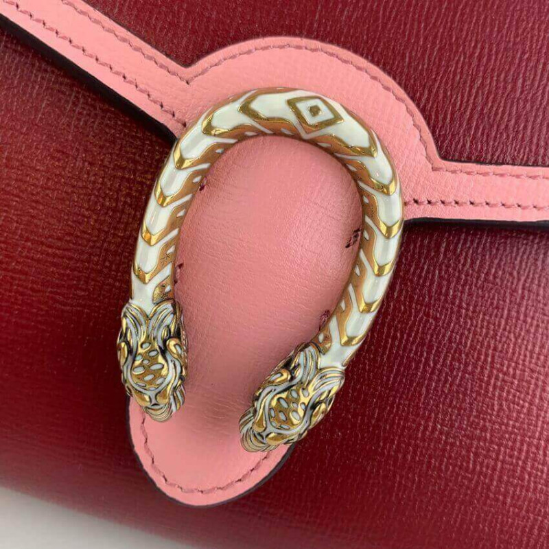 Replica Gucci Dionysus Mini Chain Bag In Red And Pink Leather 4012311:1High-quality replica