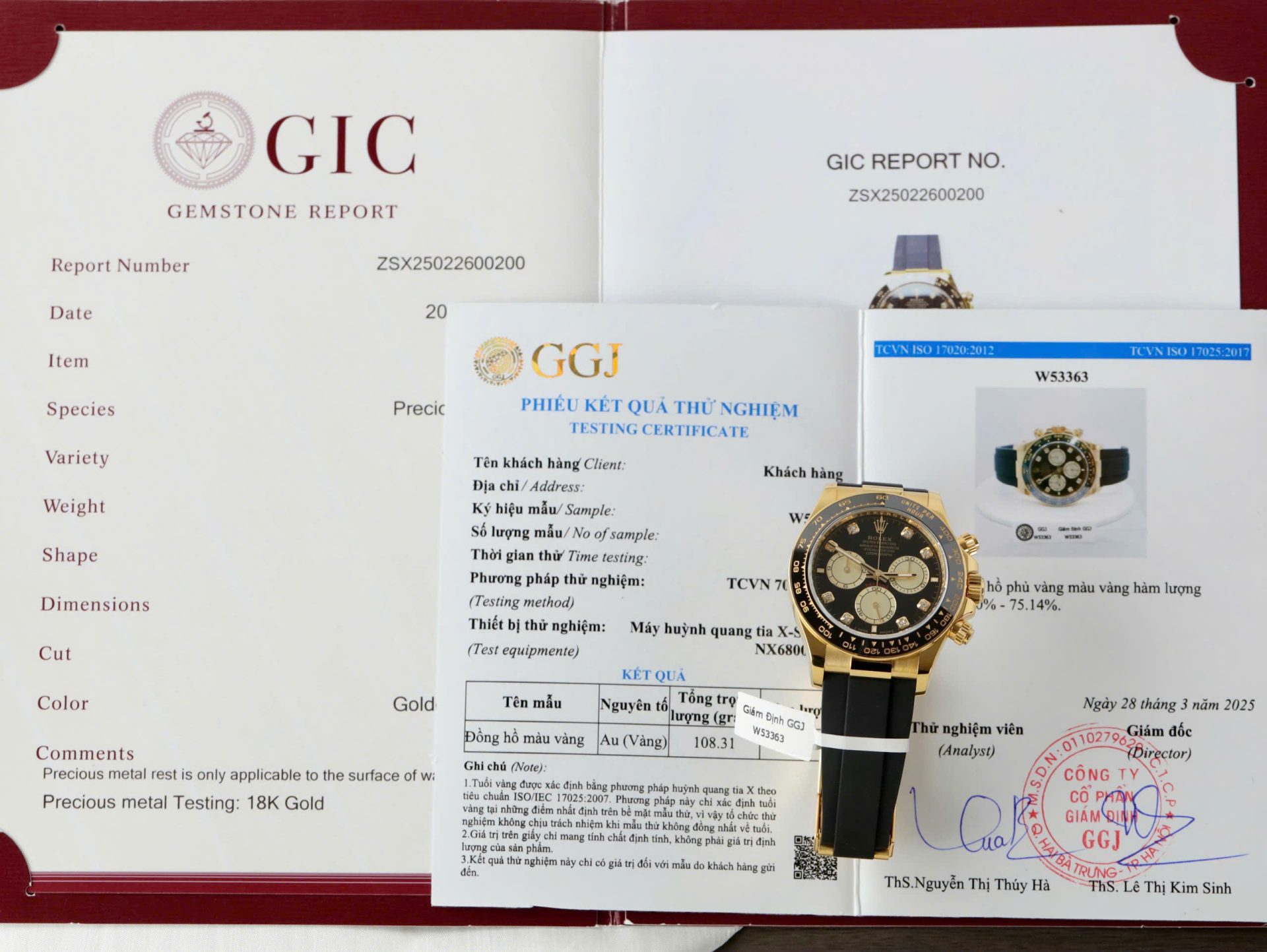 Rolex Daytona Replica Watch Custom 18K Gold Wrapped Movement Calibre 4131 40mm - Elite Watch Atelier