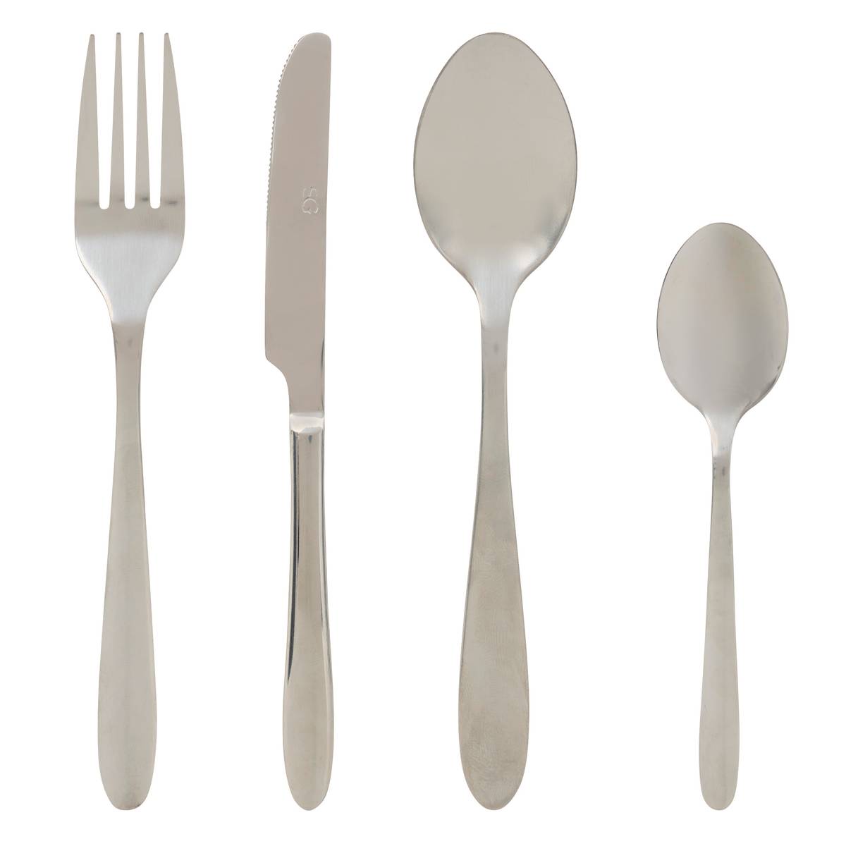 24-piece cutlery set "Nevis" Stainless steel, Silver