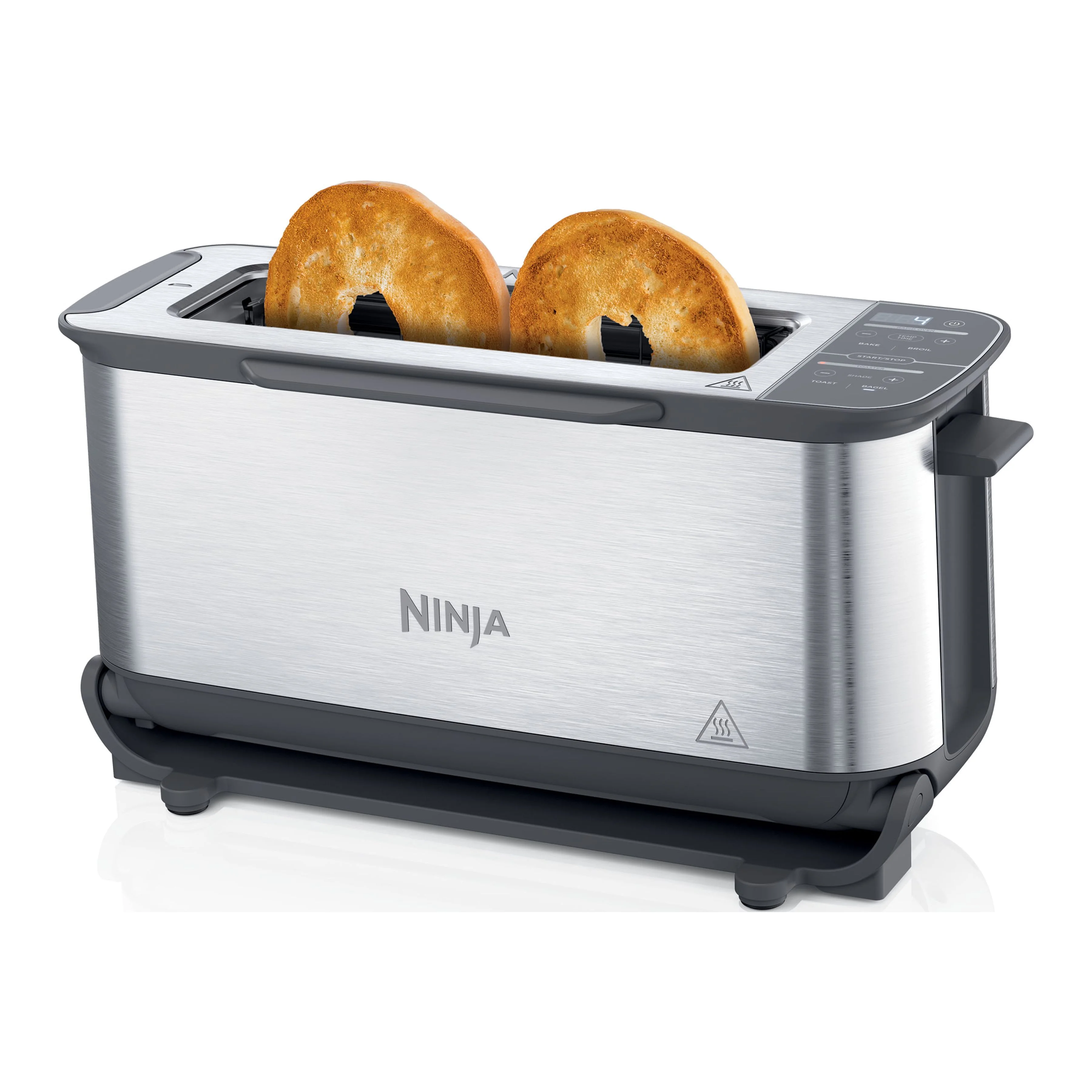 Ninja? Foodi? 2-in-1 Flip Toaster, 2-Slice Toaster, Compact Toaster Oven, Snack Maker, 1500 Watts, ST100 - Image 2