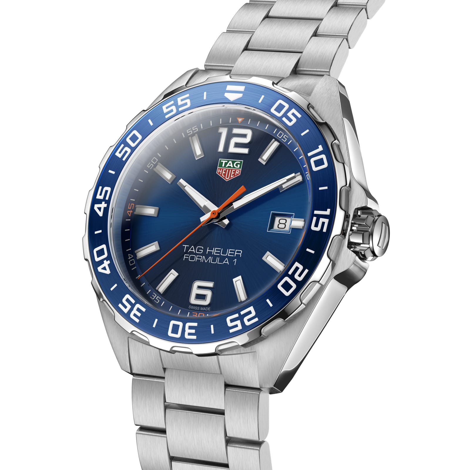 TAG Heuer Replica Watch Formula 1 Date Quartz 43 mm Steel(1:1 replica) - Elite Watch Atelier