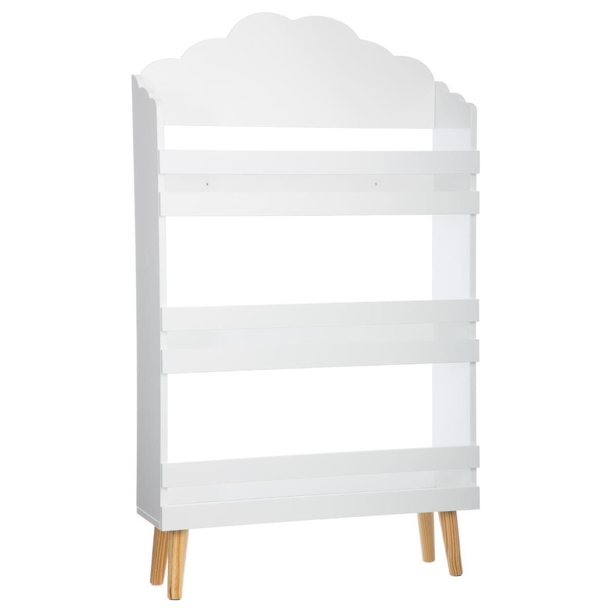 Kids bookcase "Cloud" White, H.100 cm