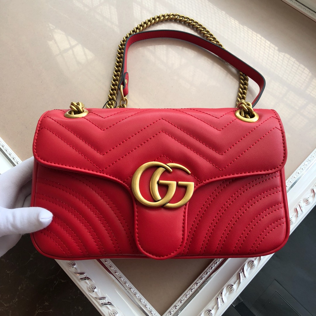 Replica Gucci Marmont Small Matelasse Shoulder Bag Nano/22Cm/26Cm1:1High-quality replica