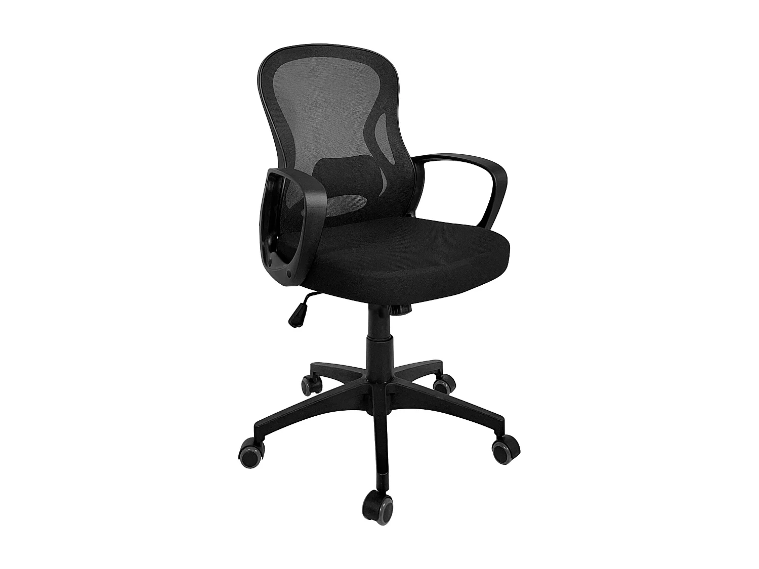 Chaise bureau ergonomique siège basculant renfort lombaire hauteur réglable pivotant FEST (noir)