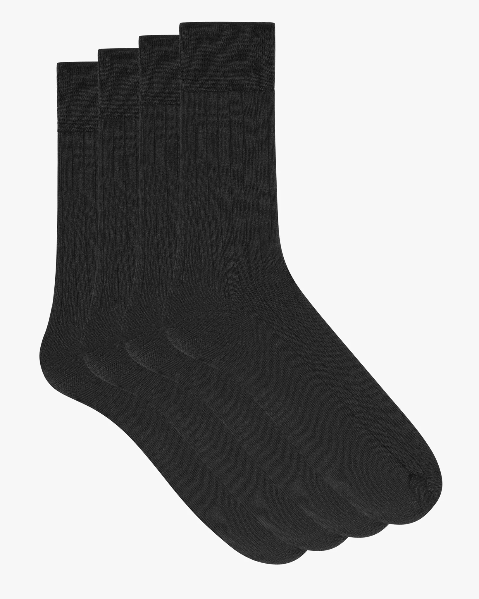 CHAUSSETTE FIL D'ECOSSE NOIR -