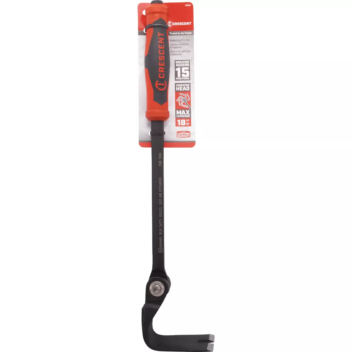 Crescent 18 In. Indexing Flat Pry Bar