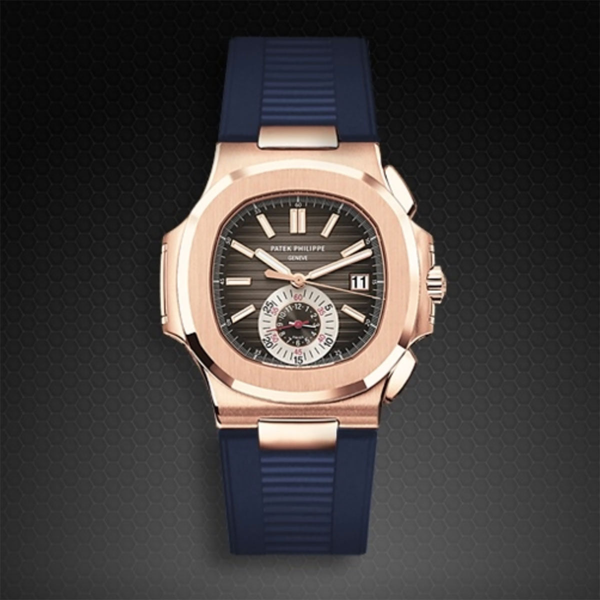 Patek Philippe - Rubber B strap for Nautilus 5980 RG(1:1 replica) - Top club