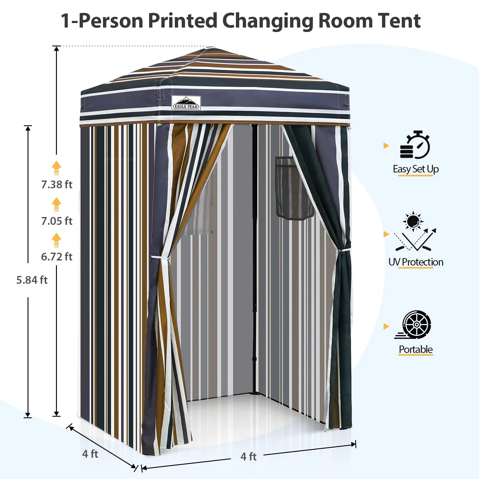 EAGLE PEAK Ultra Compact 4 ft x 4 ft Pop-Up Changing Room Canopy - Flex - Image 199 EAGLE PEAK Ultra Compact 4 ft x 4 ft Pop-Up Changing Room Canopy - Flex - Image 199