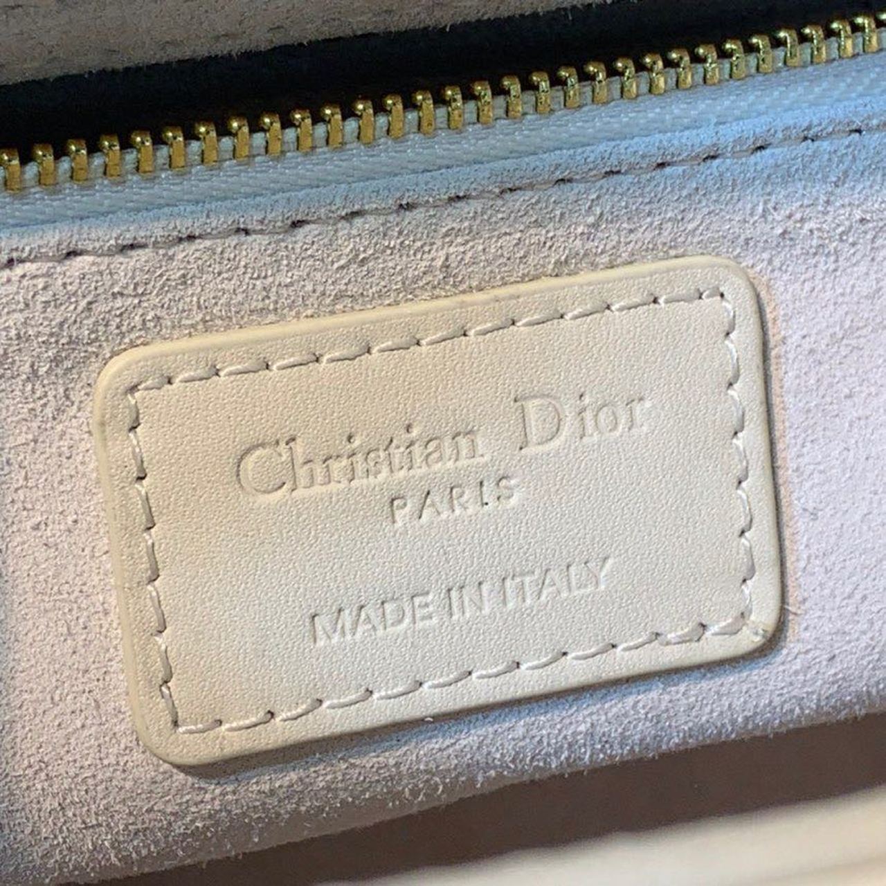 Christian Dior Medium Lady Dior Bag White For Women 9.5in/24cm CD1:1High-quality replica