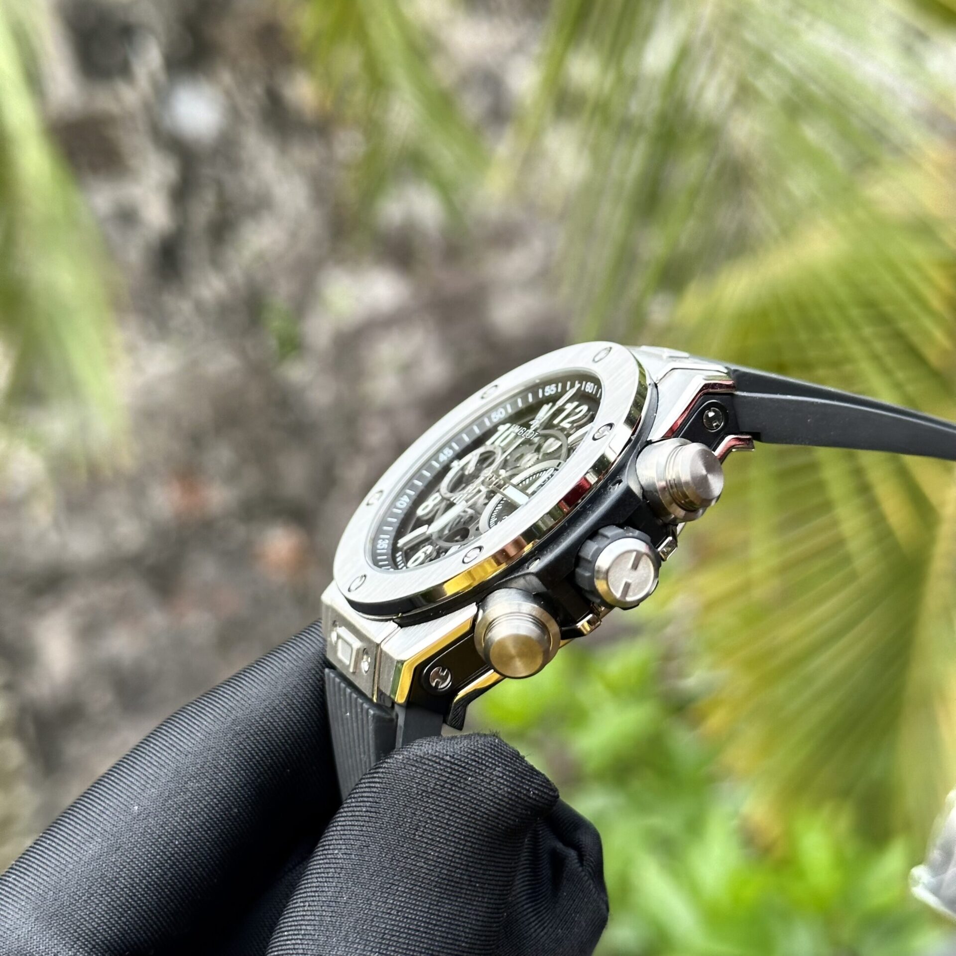 Hublot Replica Watches Big Bang Unico Titanium Black Rubber Strap 44mm - Top club