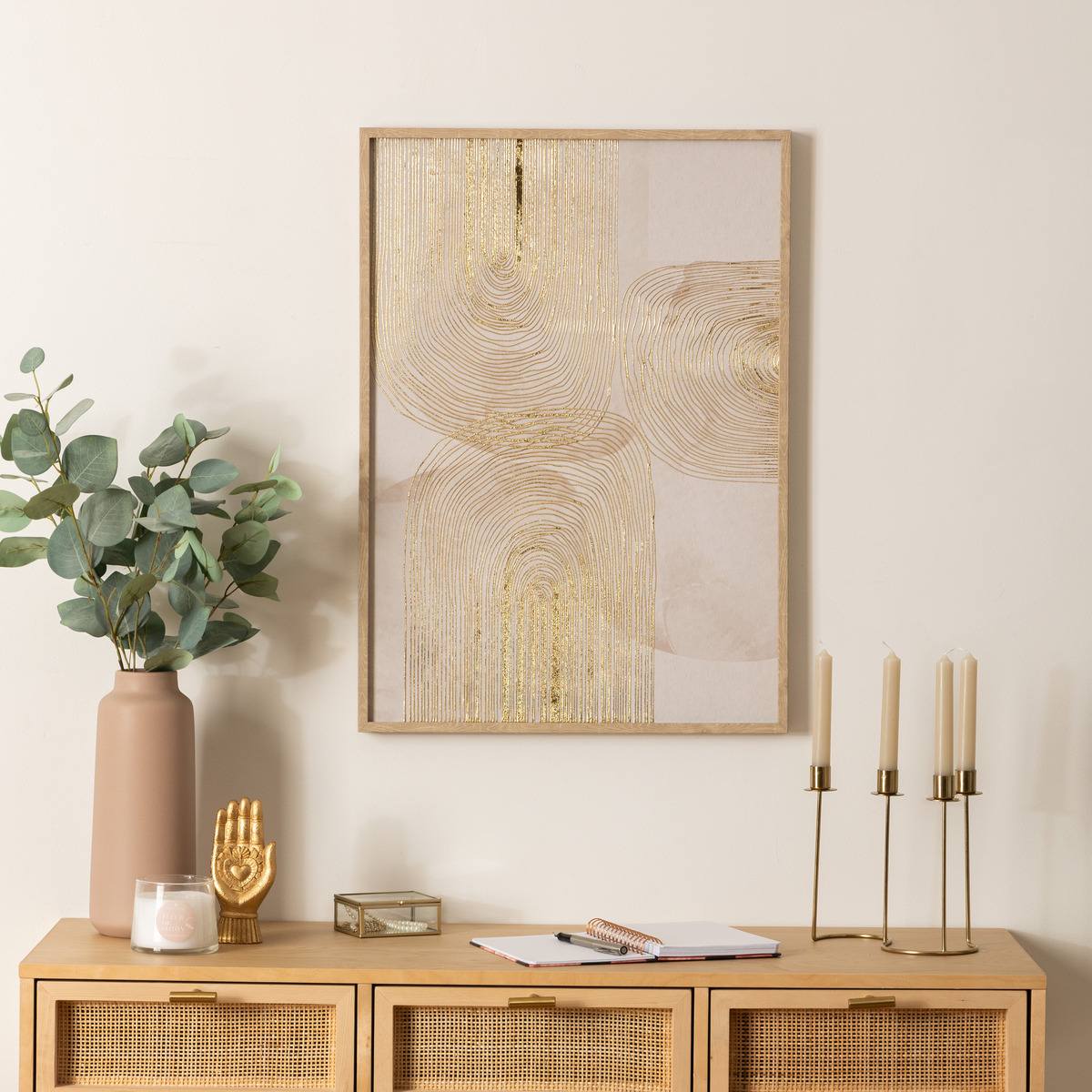 Framed canvas print "Elin" 50x70 cm