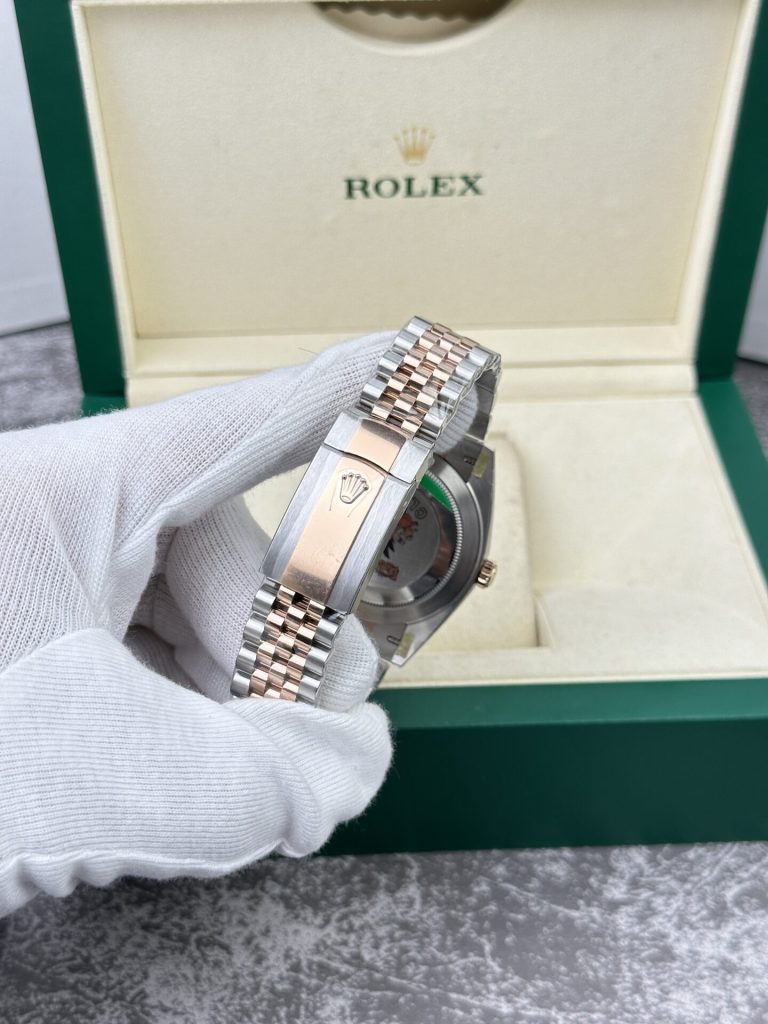 Rolex Replica Watch DateJust 126331 Demi Rose Gold Black Dial Clean Factory 41mm - Top club