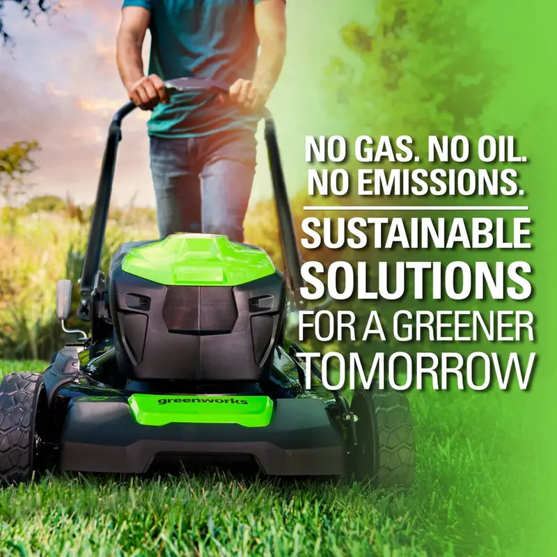 Greenworks 80V Cordless 21-Inch Self-Propelled Brushless Lawn Mower - Image 5 Greenworks 80V Cordless 21-Inch Self-Propelled Brushless Lawn Mower - Image 5