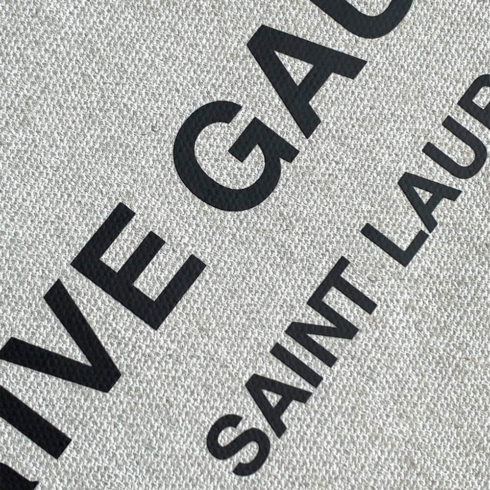 YSL RIVE GAUCHE LARGE TOTE BAG IN PRINTED CANVAS AND LEATHER1:1High-quality replica