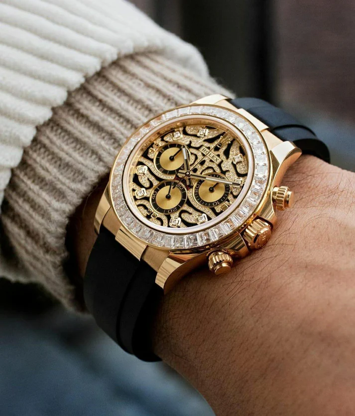 Rolex Daytona Eye of the Tiger Yellow Gold 116588TBR(1:1 replica) - Top club