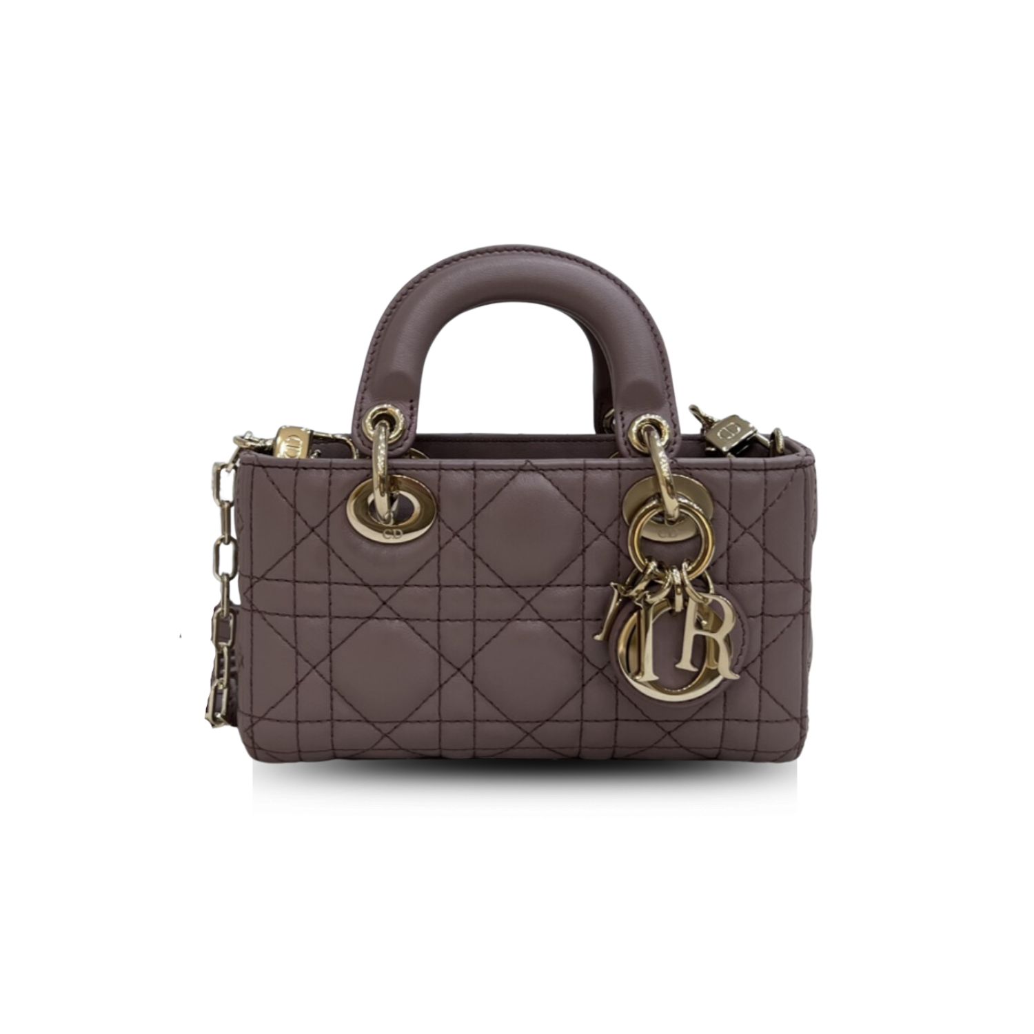 Dior Small Lady D-Joy Bag Purple For Women 6,3in/16cm1:1High-quality replica