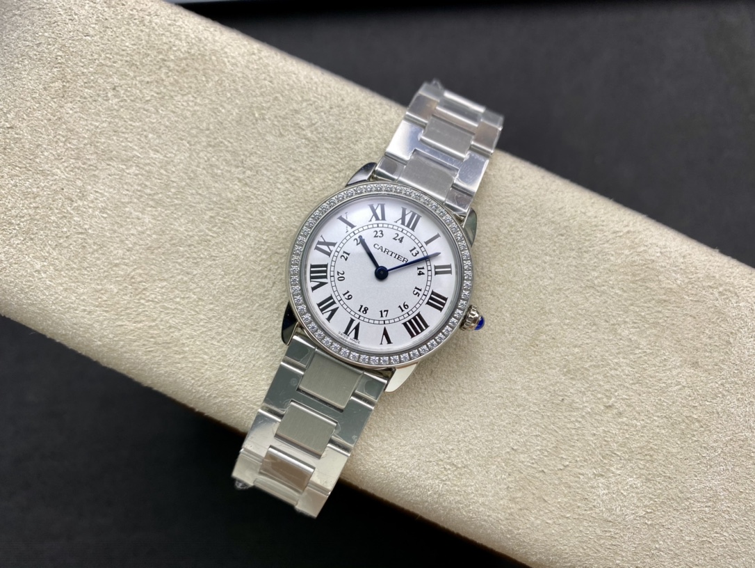 Cartier London Roman Numeral Couple's Watch Size 36mm(1:1 replica) - Top club