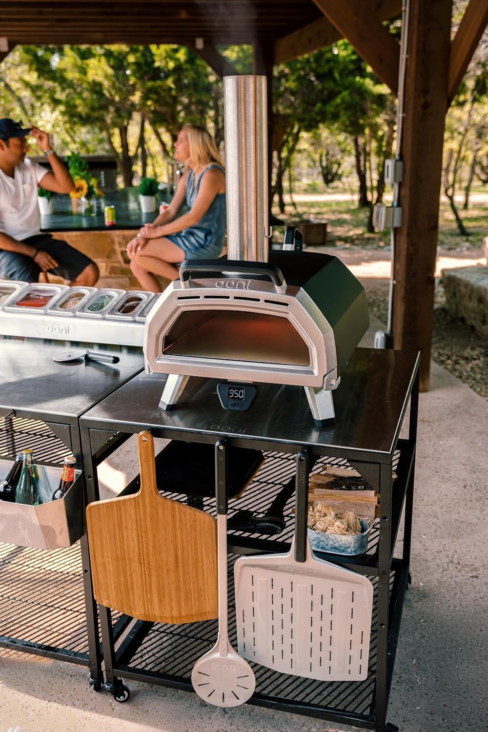 ooni Large Modular Outdoor Table - 31x31x35 Inch Stainless Steel Pizza Oven Stand - Image 9 ooni Large Modular Outdoor Table - 31x31x35 Inch Stainless Steel Pizza Oven Stand - Image 9