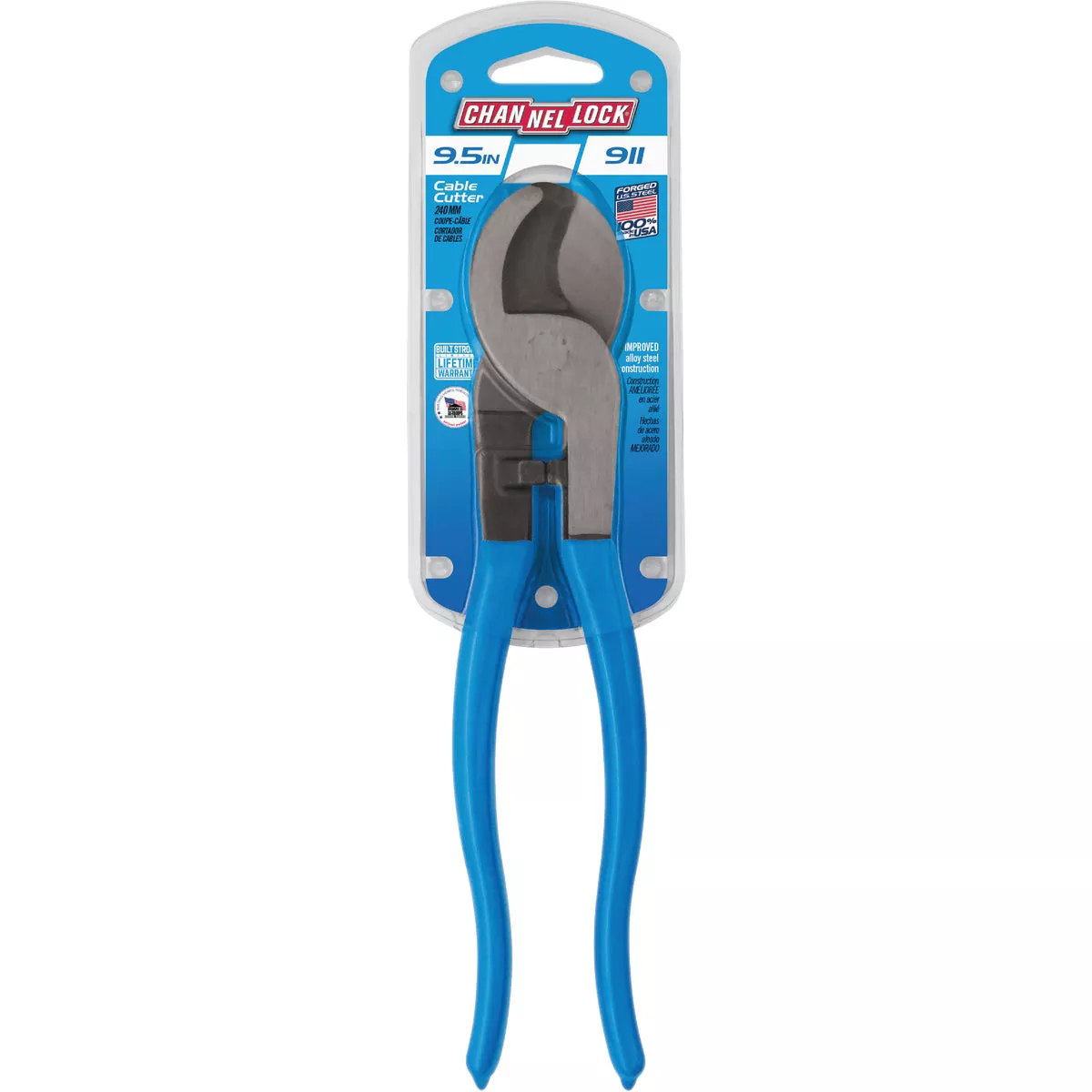 Channellock 9-1/2 In. 4/0 AWG Aluminum & 2/0 AWG Copper Cable Cutter