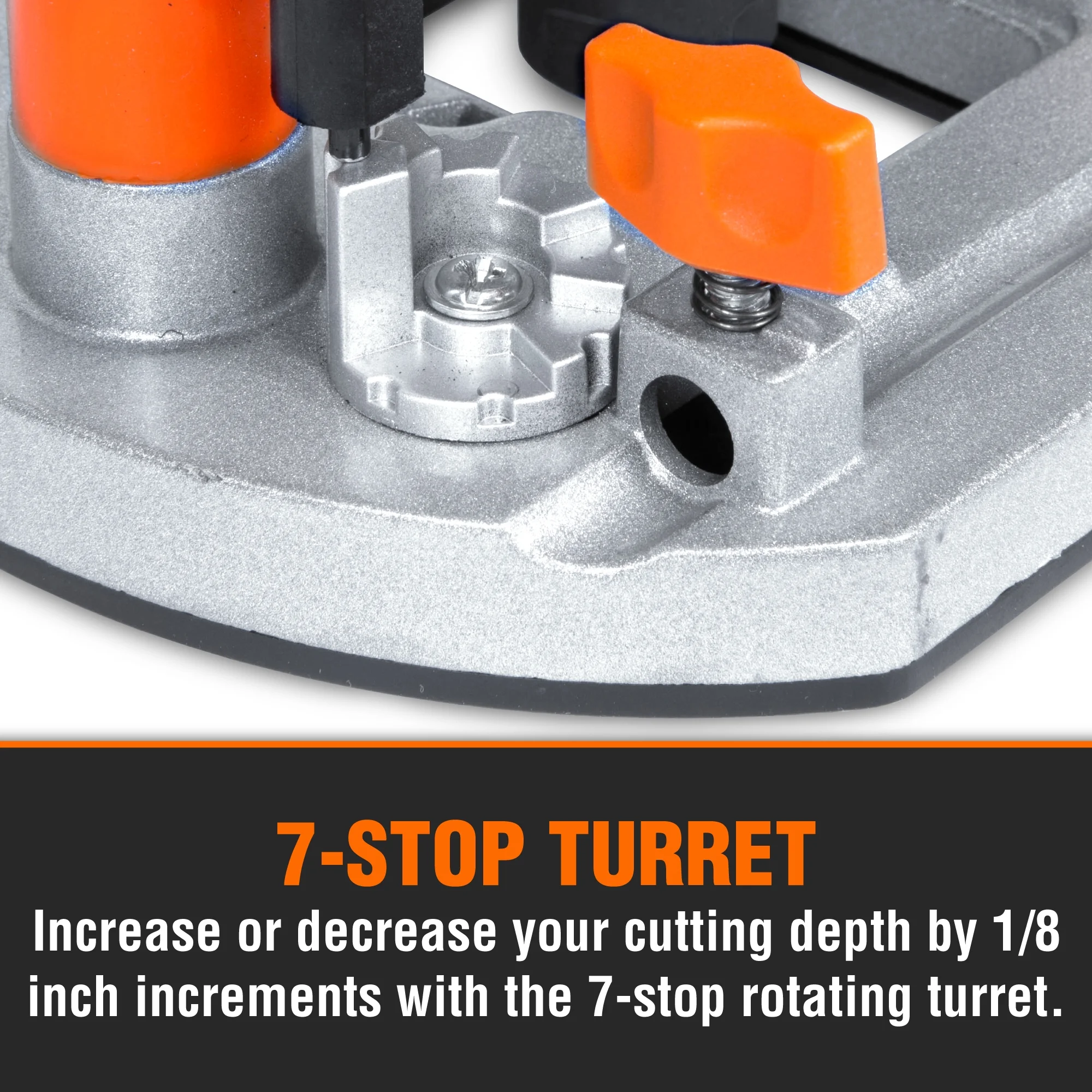 WEN Products 15-Amp Variable Speed Plunge Woodworking Router with Case, RT6033 - Image 8
