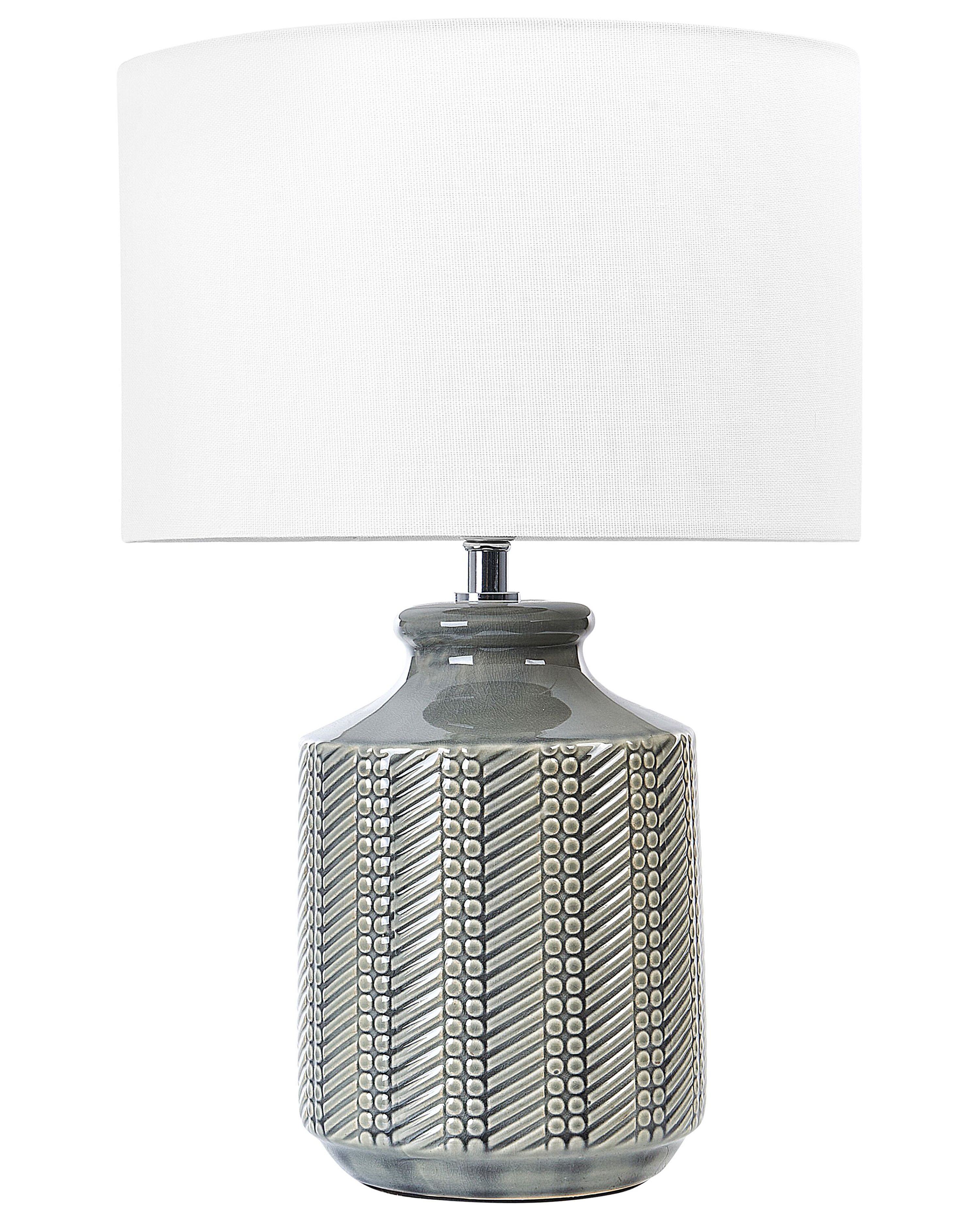 Table Lamp ESPERANCE Ceramic Grey