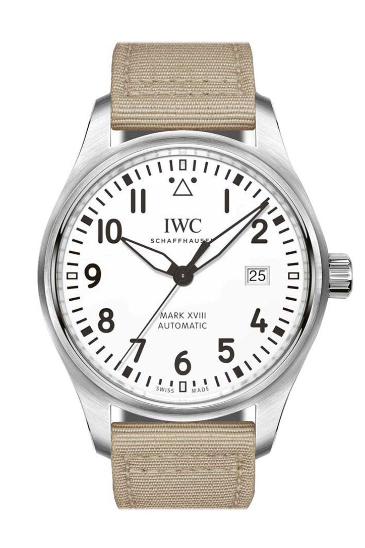 IWC Pilot's Watch Mark XVIII Antoine de Saint Exupery White Dial IW327017(1:1 replica) - Top club