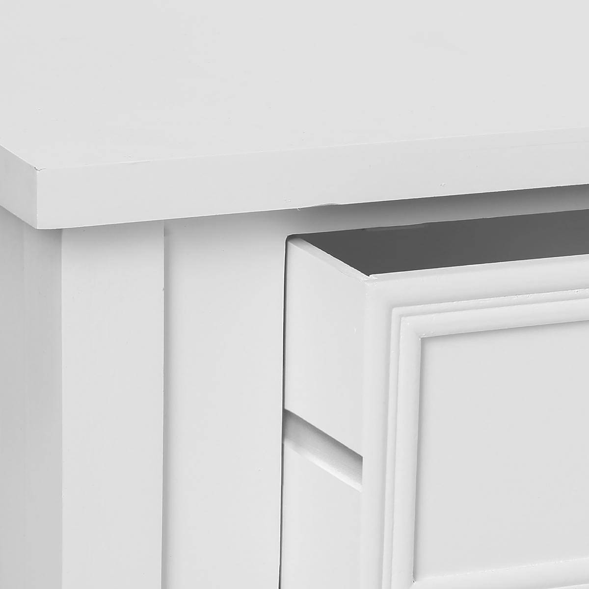 Bedside table "Charme" White, H.67 cm