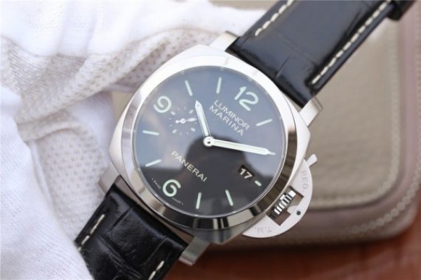 Replica Panerai PAM312 VSF Black Leather Strap P.9000 Super Clone - Elite Watch Atelier
