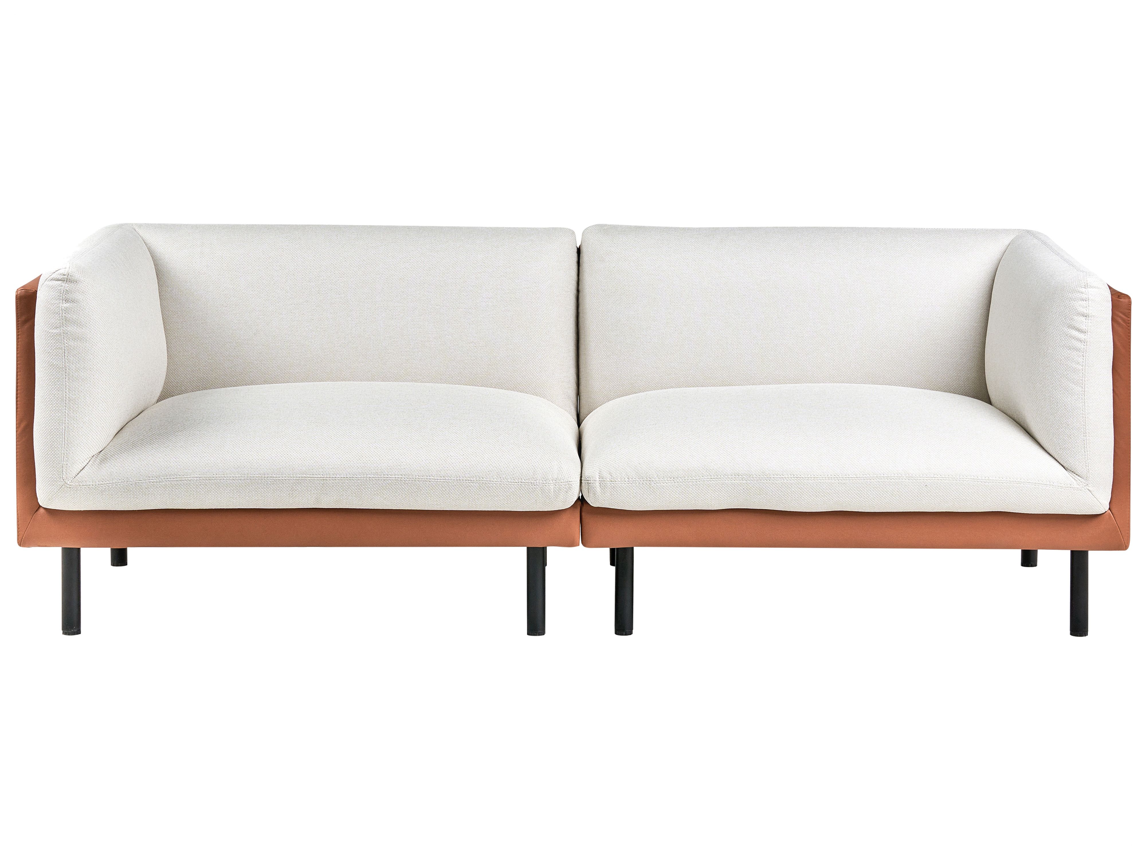 Sofa 3 Seater VORGOD Fabric Off-White