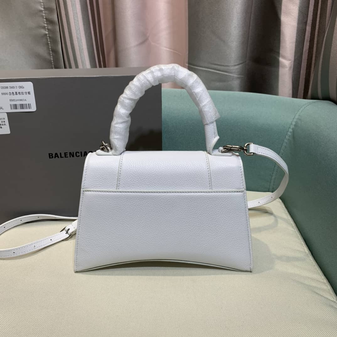 Balenciaga Hourglass Leather Top Handle Replica Bag - Replicaclubs