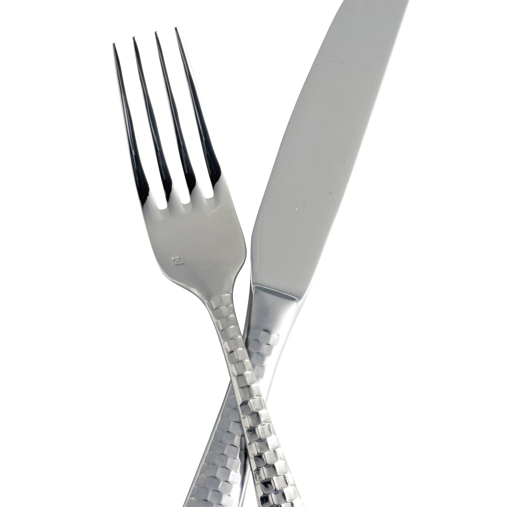 Fortessa Lucca Faceted 20-piece Flatware Set - Image 3