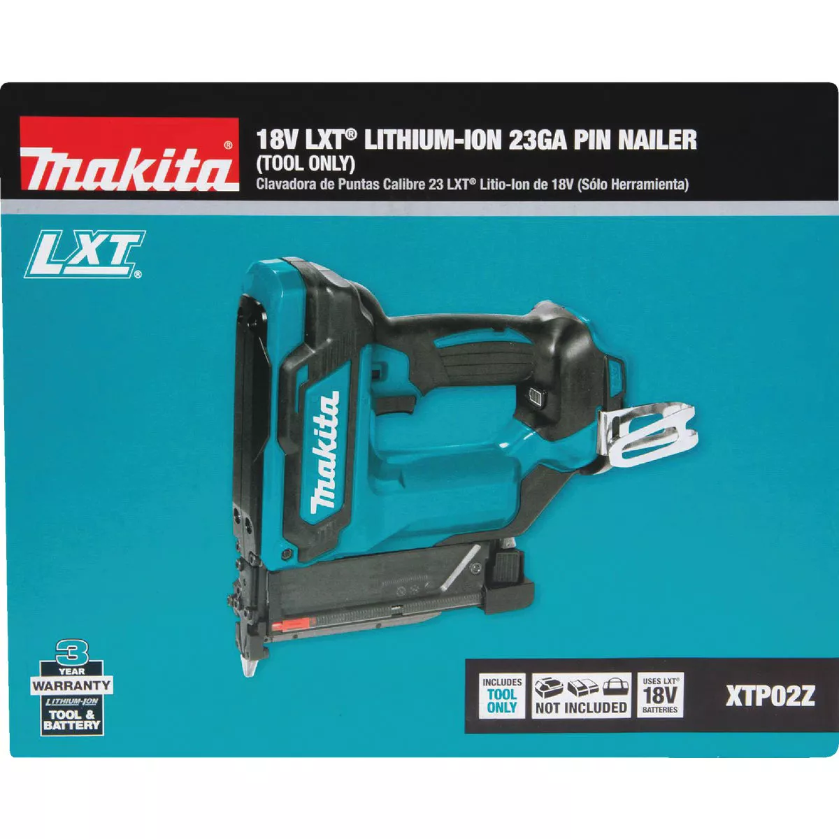 Makita 18V LXT Lithium-Ion 23-Gauge Cordless Pin Nailer (Tool Only)