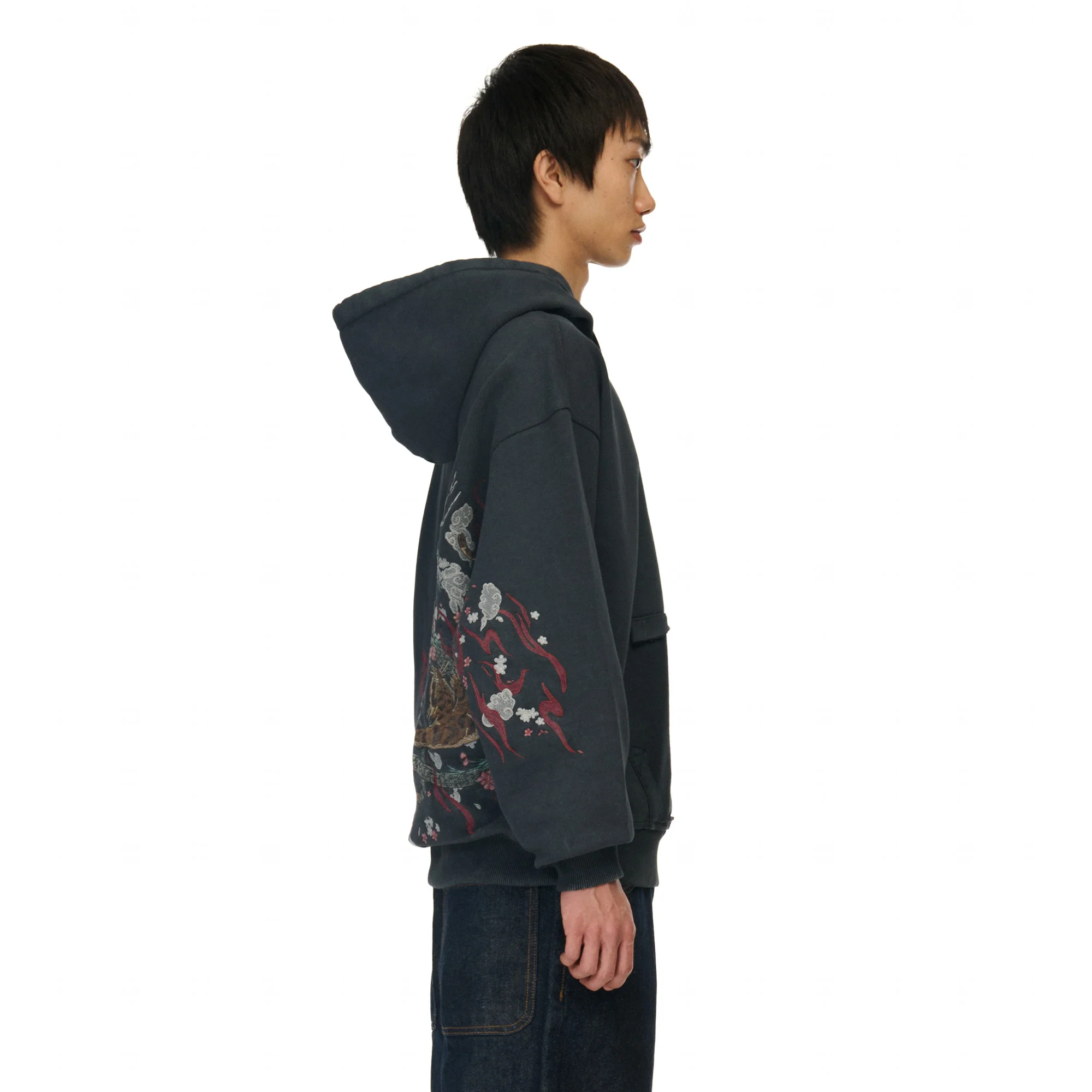 "yakuza" Hoodie black 01