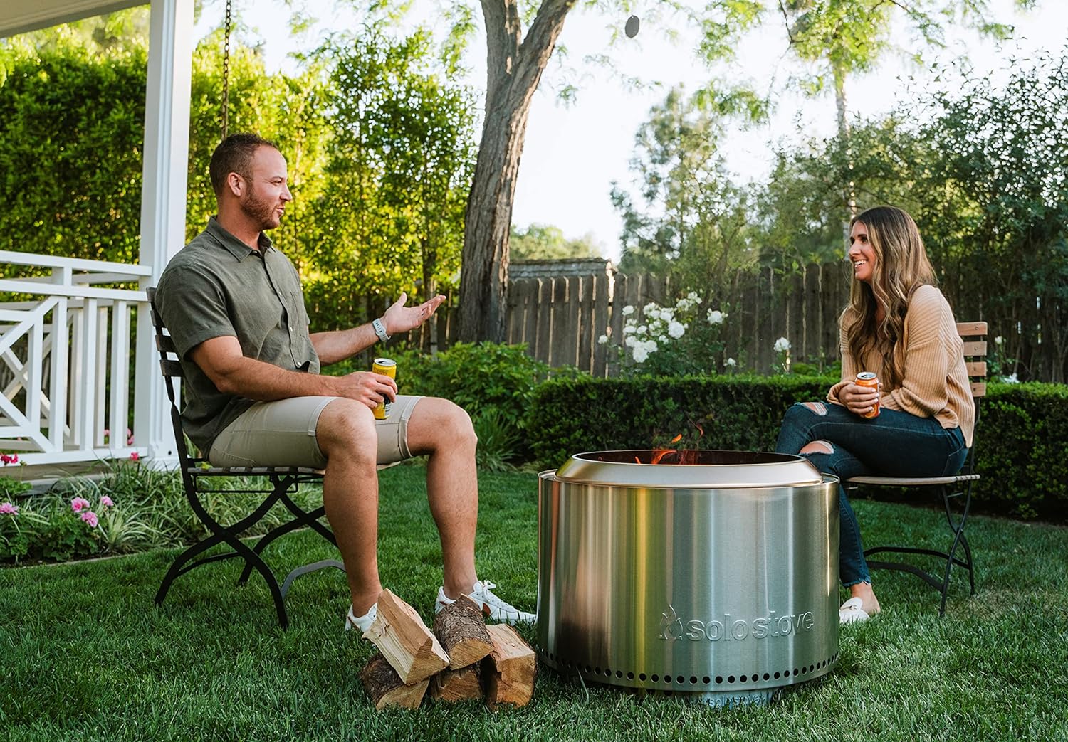 Solo Stove Wood Burning Smokeless Fire Pit, 27 Inch, Stainless Steel, 38 lbs - Yukon 2.0 - Image 7 Solo Stove Wood Burning Smokeless Fire Pit, 27 Inch, Stainless Steel, 38 lbs - Yukon 2.0 - Image 7