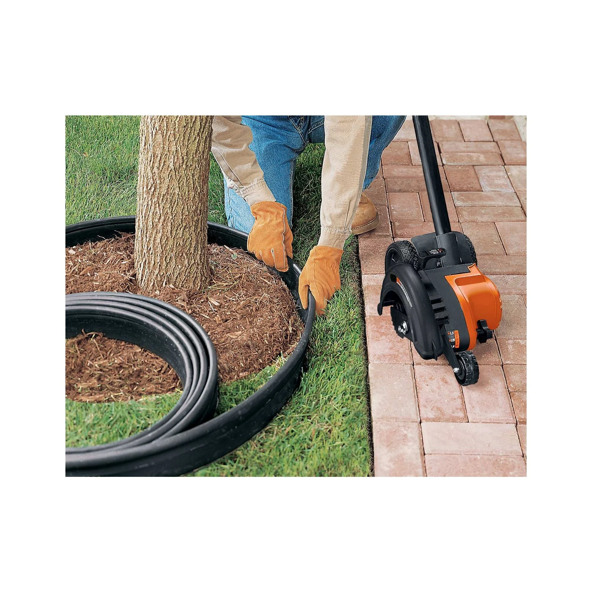 BLACK+DECKER 12 Amp 2-in-1 Landscape Edger and Trencher, (LE750) - Image 4